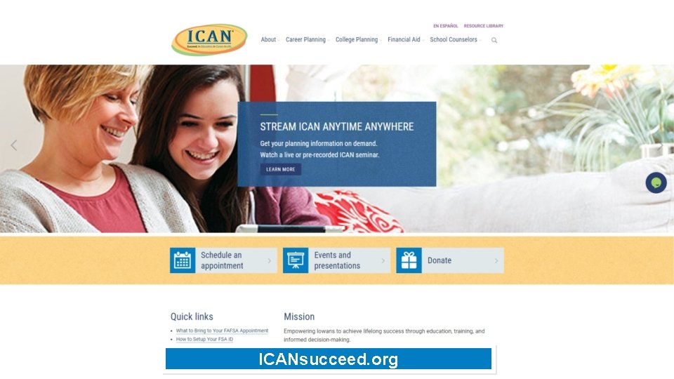 ICANsucceed. org 