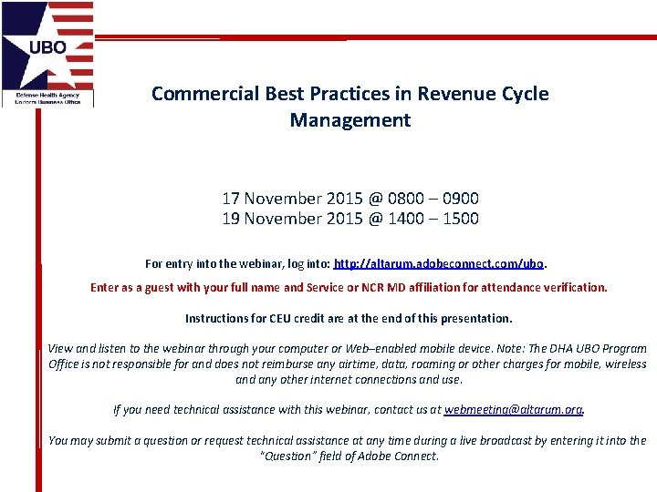 Commercial Best Practices in Revenue Cycle Management 17