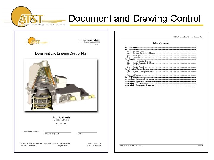 Document and Drawing Control 