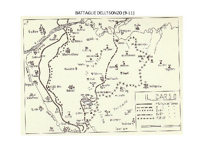 BATTAGLIE DELL’ISONZO (9 -11) 