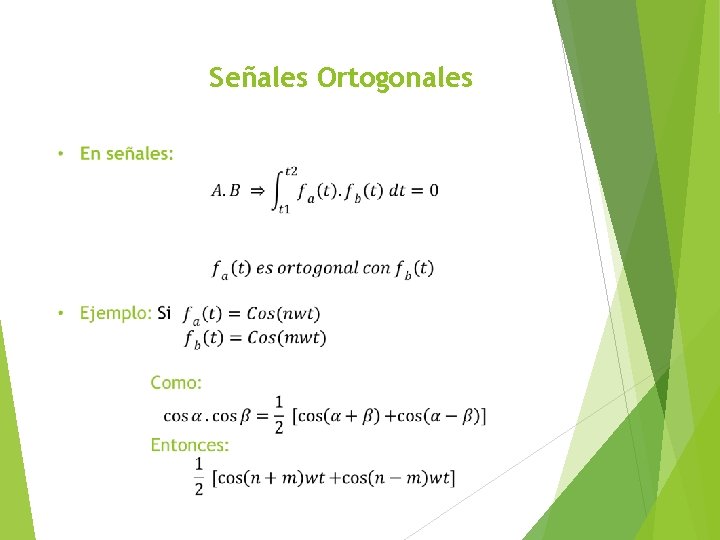 Señales Ortogonales 