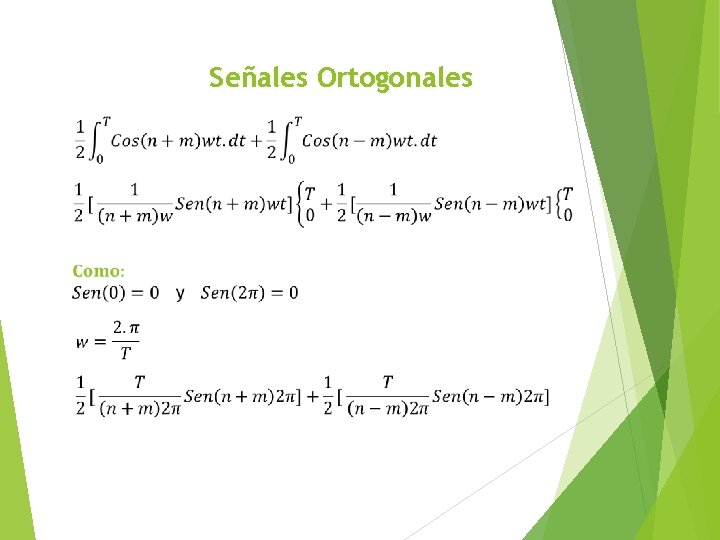 Señales Ortogonales 