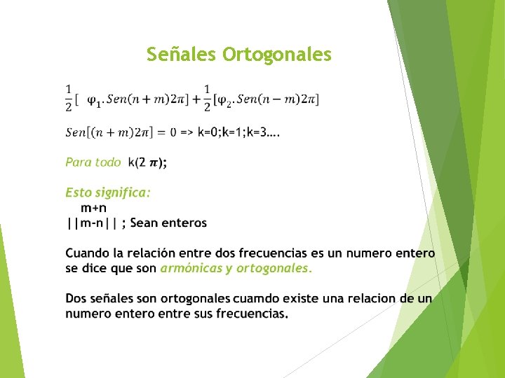 Señales Ortogonales 