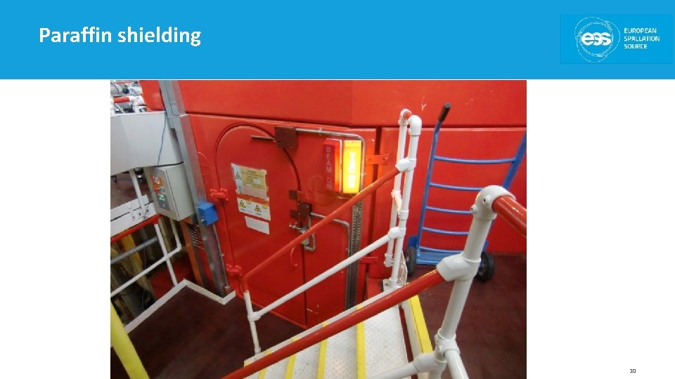 Paraffin shielding 10 