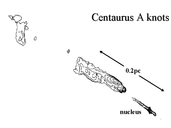 Centaurus A knots 0. 2 pc nucleus May 2012 28 