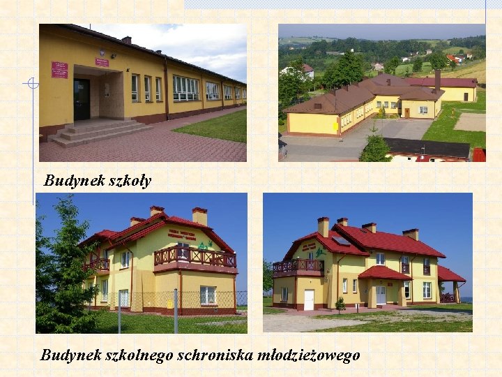 Budynek szkoły Budynek szkolnego schroniska młodzieżowego 