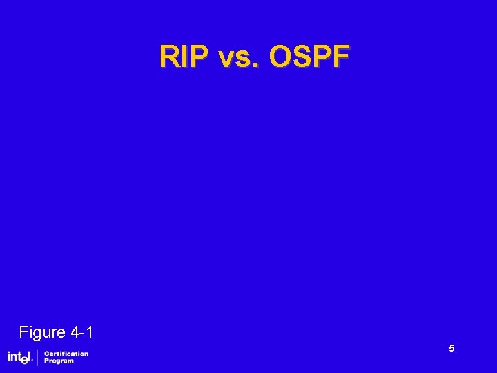 RIP vs. OSPF Figure 4 -1 5 