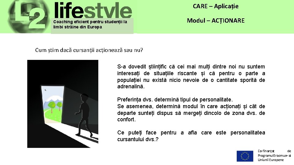 CARE – Aplicație Coaching eficient pentru studenții la limbi străine din Europa Modul –