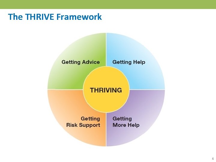 DRAFT FOR DISCUSSION The THRIVE Framework 4 