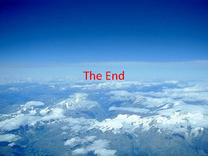 The End 