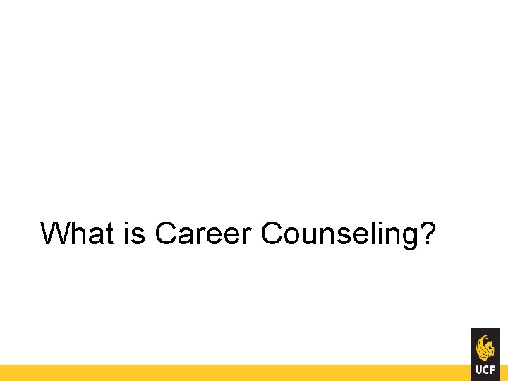 What is Career Counseling? 