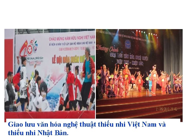 Giao lưu văn hóa nghệ thuật thiếu nhi Việt Nam và thiếu nhi Nhật