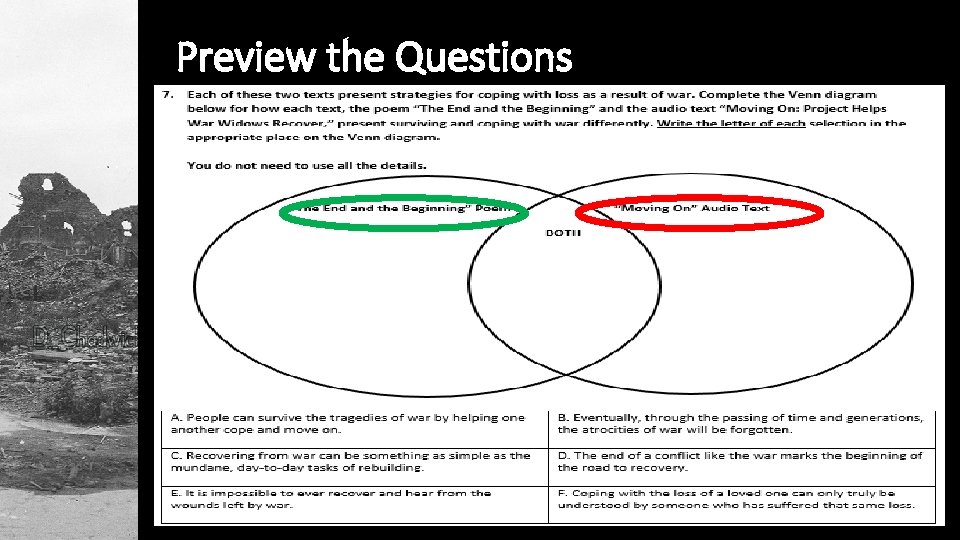 Preview the Questions 