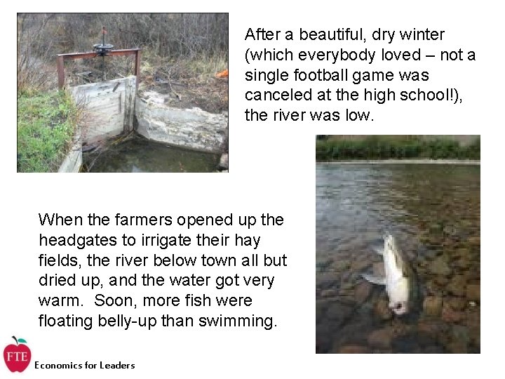 After a beautiful, dry winter (which everybody loved – not a single football game