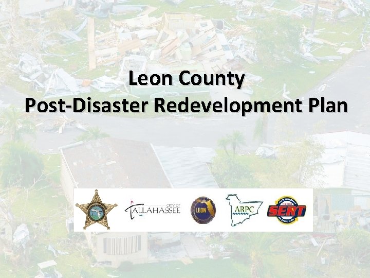 Leon County Post-Disaster Redevelopment Plan 
