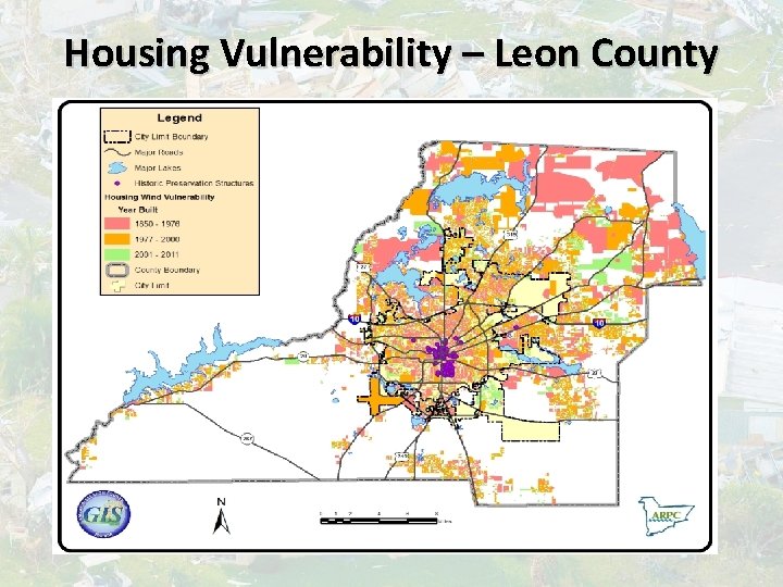 Housing Vulnerability – Leon County 