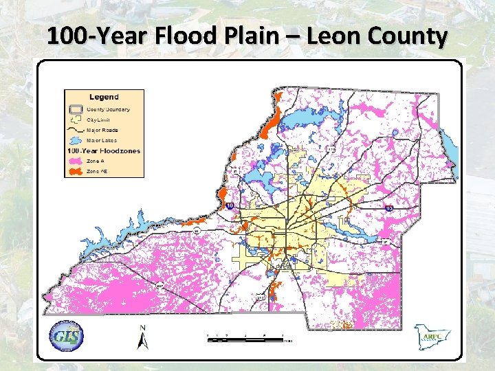 100 -Year Flood Plain – Leon County 