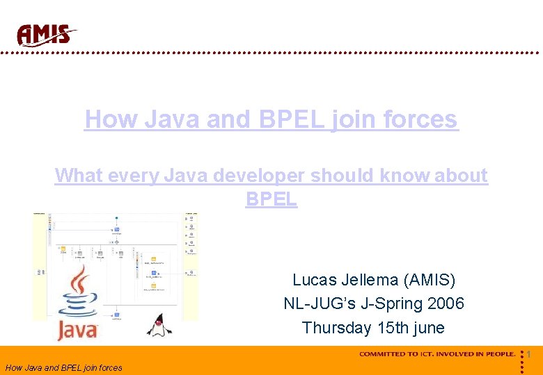  How Java and BPEL join forces What every Java developer should know about