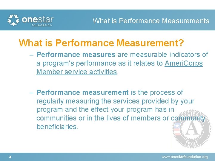 What is Performance Measurements What is Performance Measurement? – Performance measures are measurable indicators