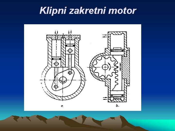 Klipni zakretni motor 