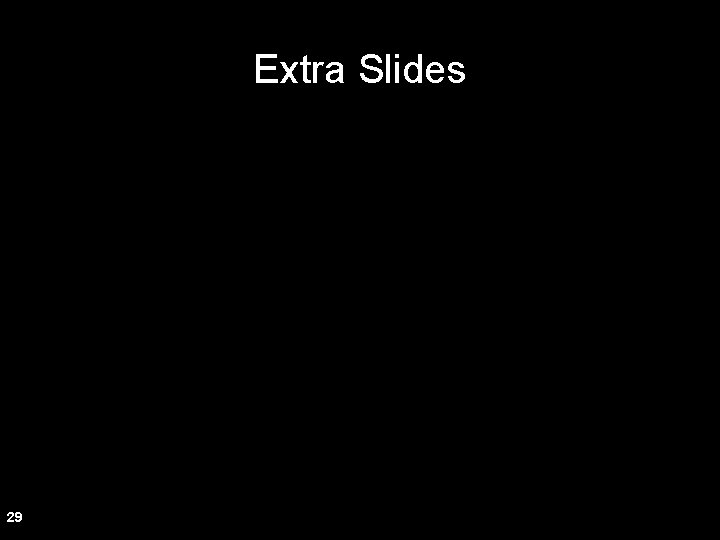 Extra Slides 29 