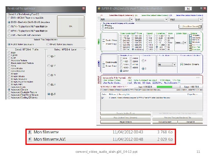 conversi_video_audio_alain. g 06_04 -12. ppt 11 