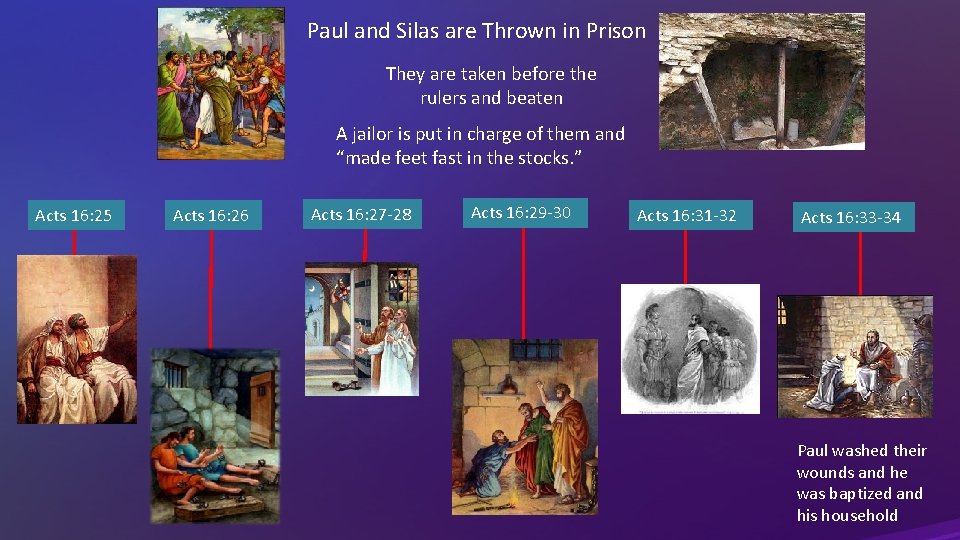 Paul and Silas are Thrown in Prison They are taken before the rulers and