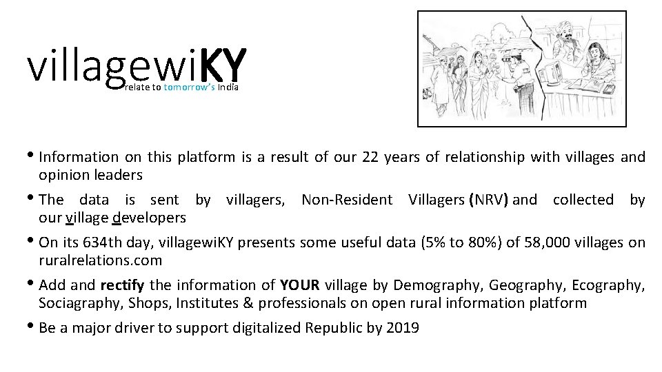 villagewi. KY relate to tomorrow’s India • Information on this platform is a result