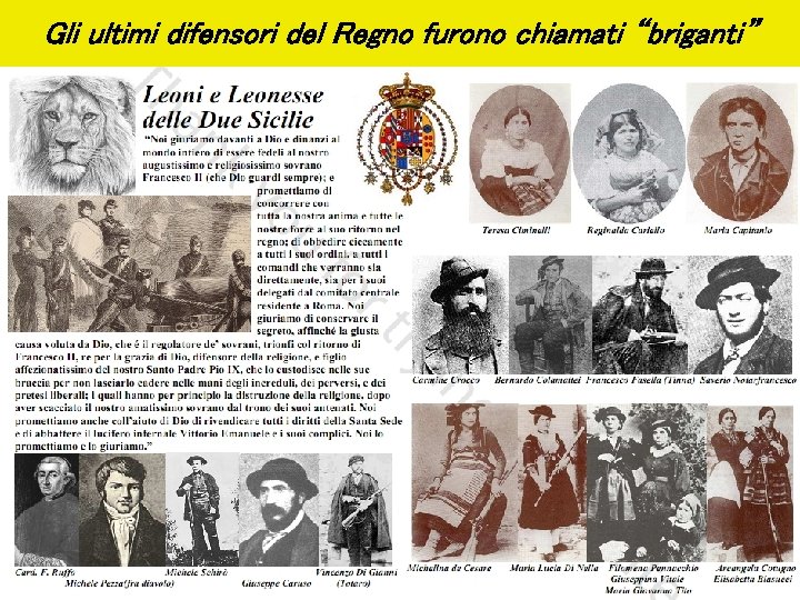 Gli ultimi difensori del Regno furono chiamati “briganti” 
