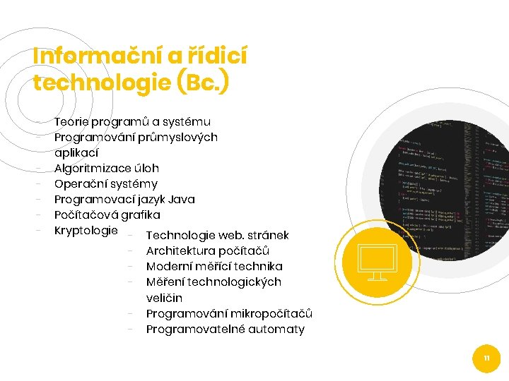 Informační a řídicí technologie (Bc. ) - Teorie programů a systému Programování průmyslových aplikací