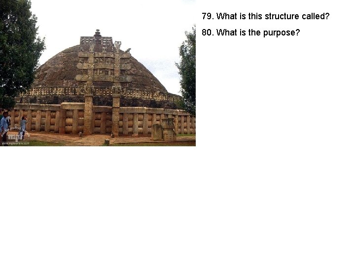 79. What is this structure called? 80. What is the purpose? 