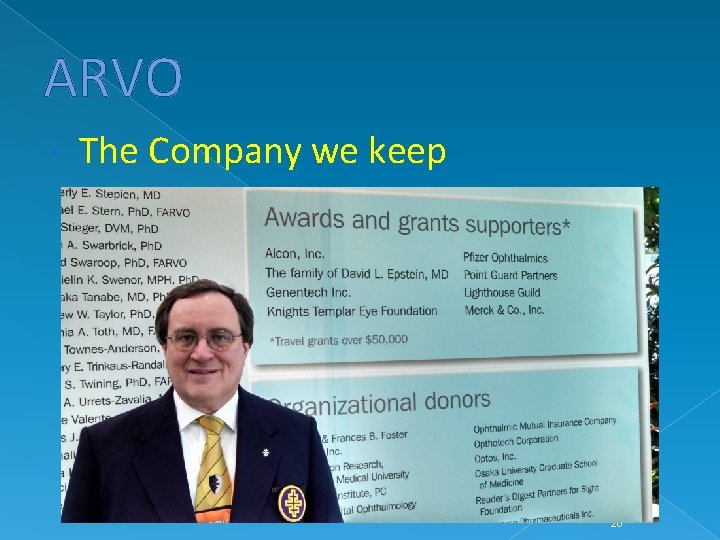 ARVO The Company we keep 26 
