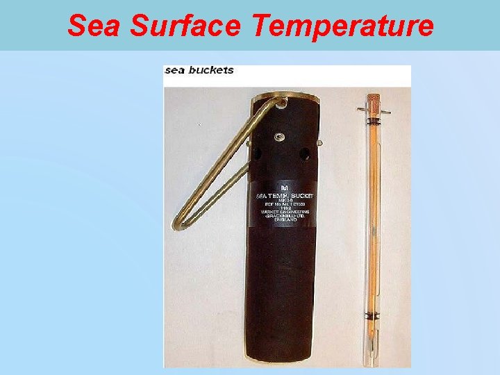 Sea Surface Temperature 