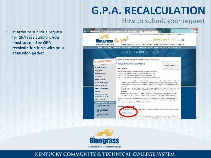 APPLYING TO A SELECTIVE ADMISSION PROGRAM Dental Hygiene