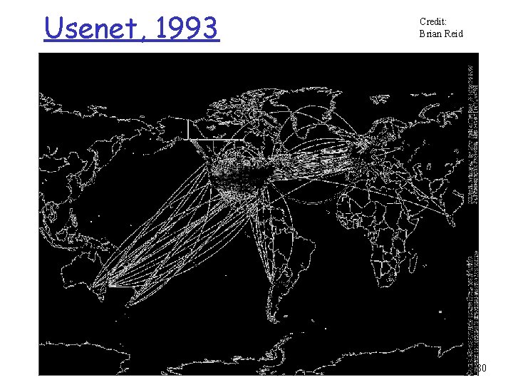 Usenet, 1993 Credit: Brian Reid 2: Application Layer 80 