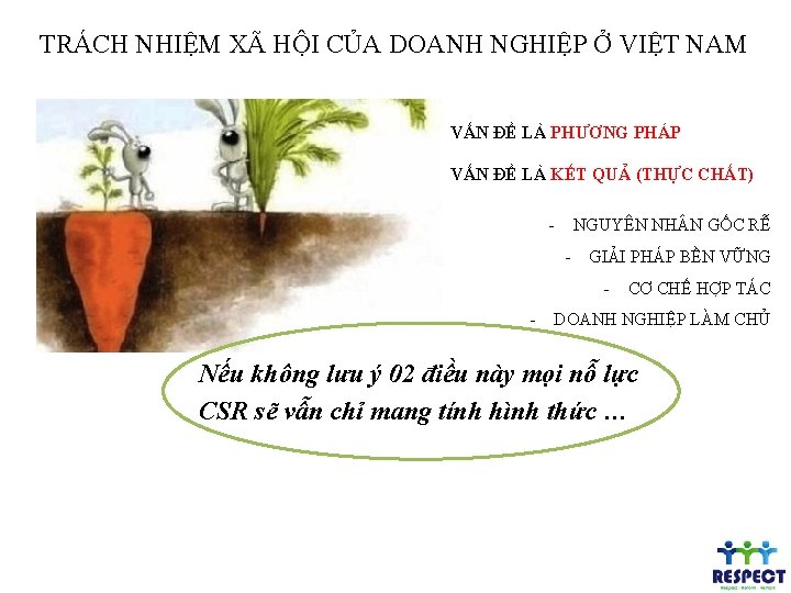 TRÁCH NHIỆM XÃ HỘI CỦA DOANH NGHIỆP Ở VIỆT NAM VẤN ĐỀ LÀ PHƯƠNG TRÁCH NHIỆM XÃ HỘI CỦA DOANH NGHIỆP Ở VIỆT NAM VẤN ĐỀ LÀ PHƯƠNG