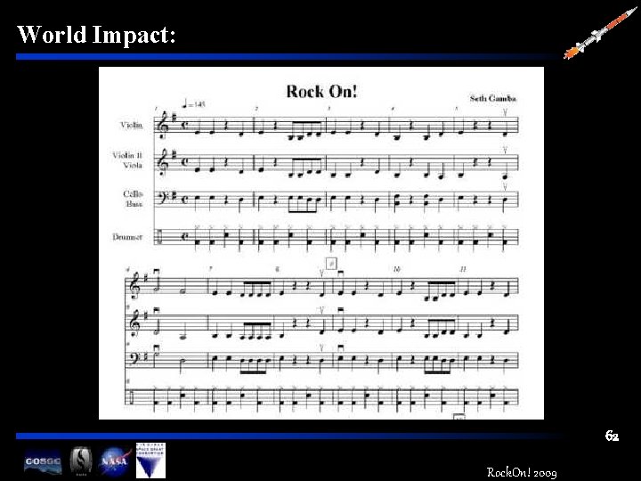World Impact: 62 Rock. On! 2009 