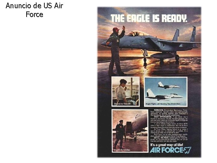 Anuncio de US Air Force 