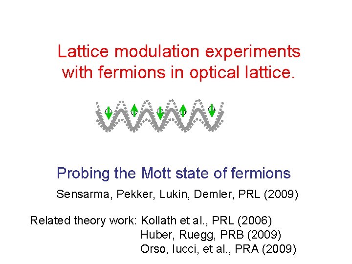 Lattice modulation experiments with fermions in optical lattice. Probing the Mott state of fermions