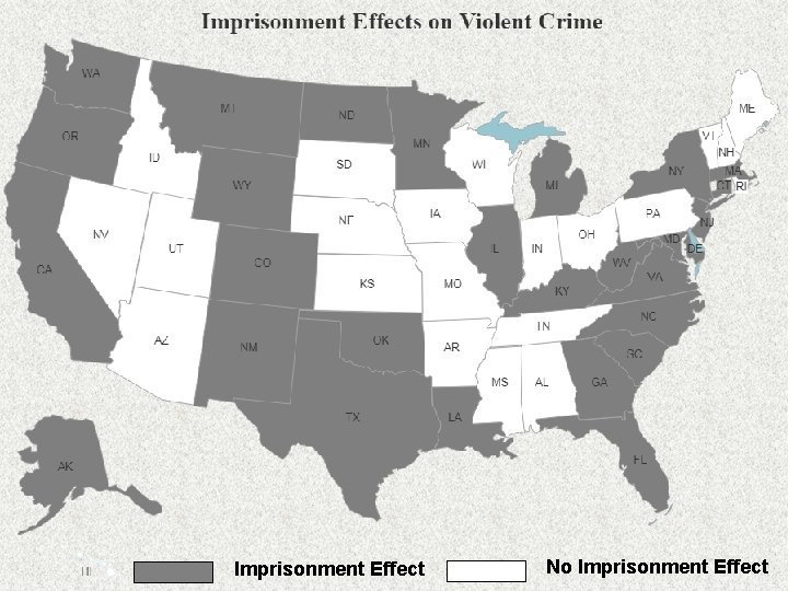 Imprisonment Effect No Imprisonment Effect 