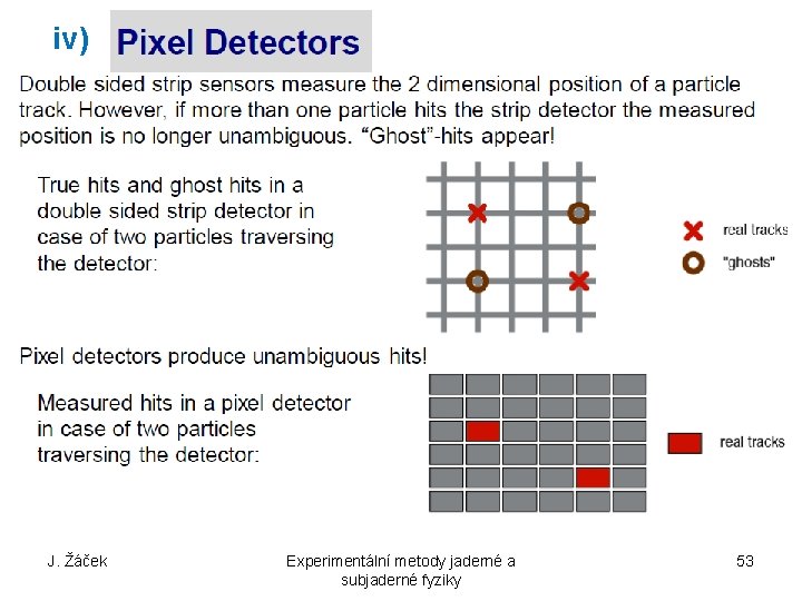 iv) J. Žáček Experimentální metody jaderné a subjaderné fyziky 53 