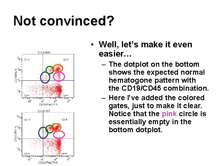 Not convinced? • Well, let’s make it even easier… – The dotplot on the