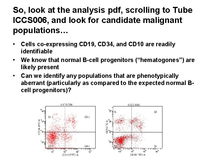 So, look at the analysis pdf, scrolling to Tube ICCS 006, and look for