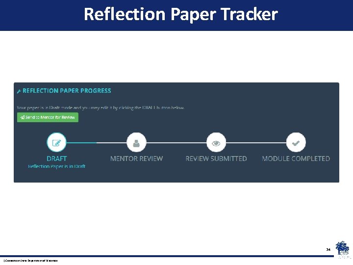 Reflection Paper Tracker 34 | Connecticut State Department of Education 
