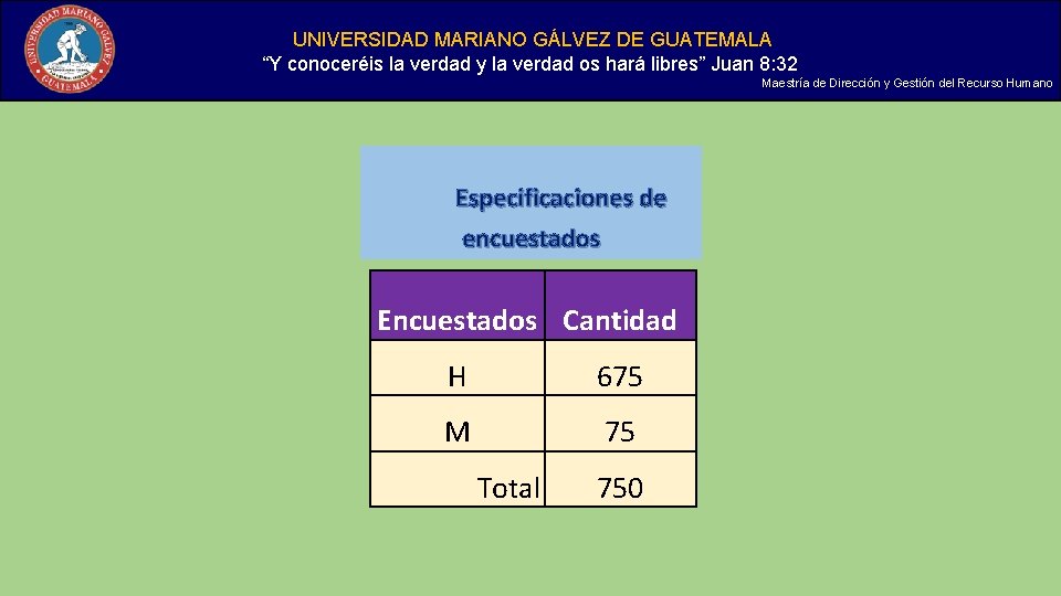 UNIVERSIDAD MARIANO GÁLVEZ DE GUATEMALA “Y conoceréis la verdad y la verdad os hará
