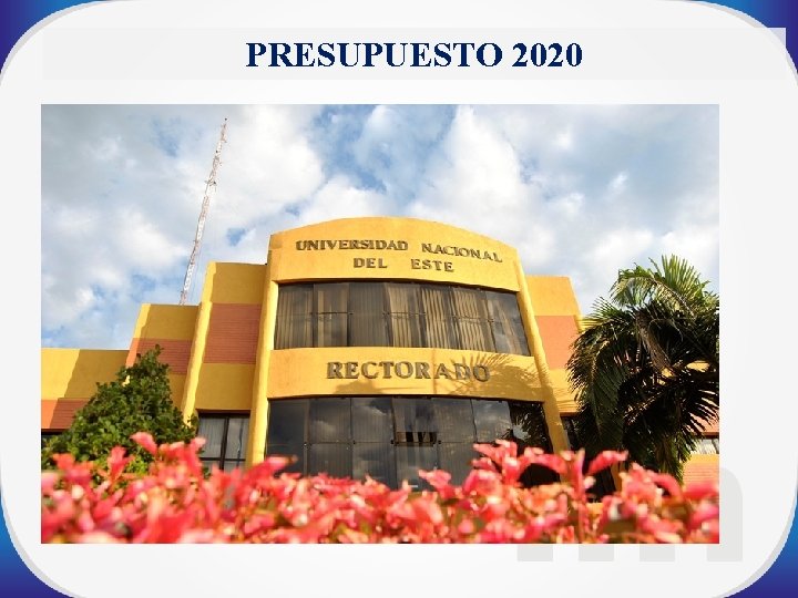 PRESUPUESTO 2020 