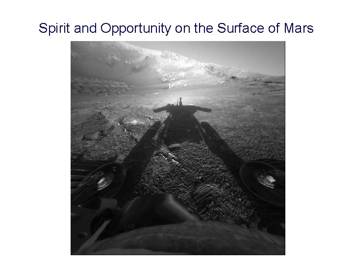 Spirit and Opportunity on the Surface of Mars 