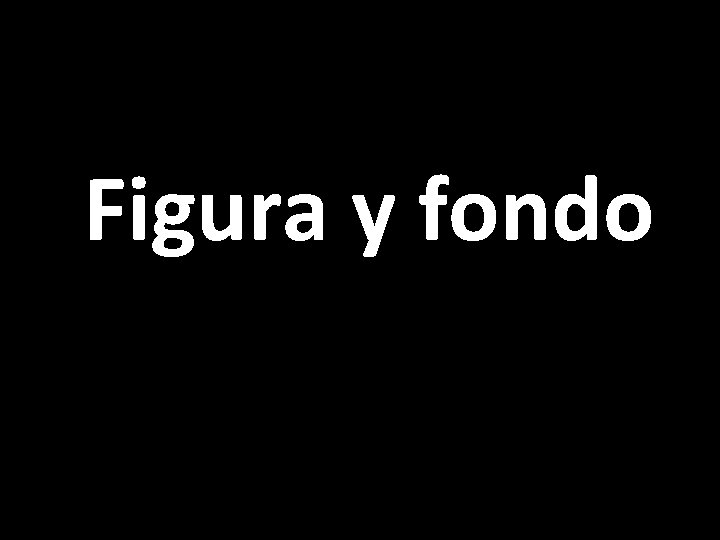 Figura y fondo 