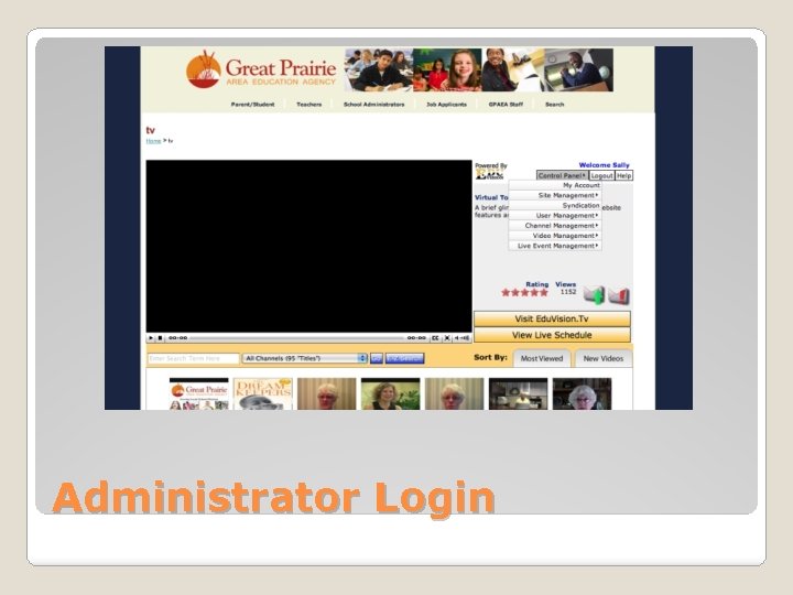Administrator Login 