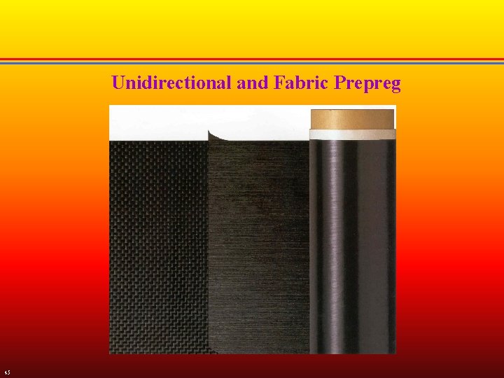 Unidirectional and Fabric Prepreg 45 